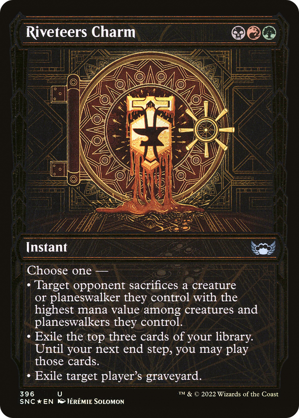 Riveteers Charm (Showcase Golden Age Gilded Foil) [Streets of New Capenna]