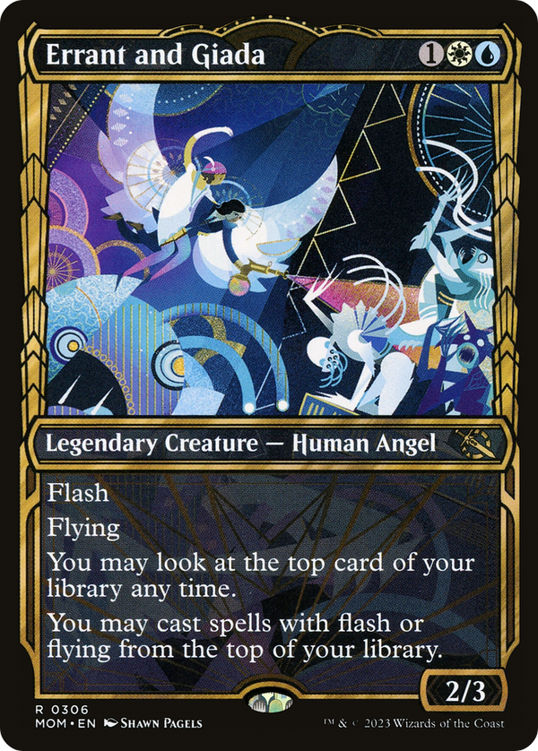 Errant and Giada (Showcase Planar Booster Fun) [March of the Machine]