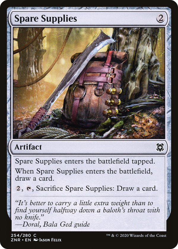 Spare Supplies [Zendikar Rising]