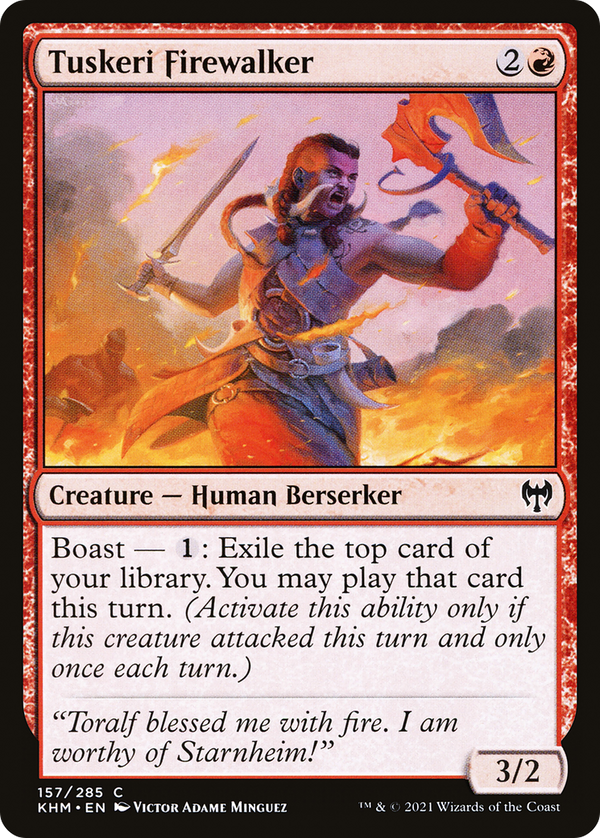 Tuskeri Firewalker [Kaldheim]