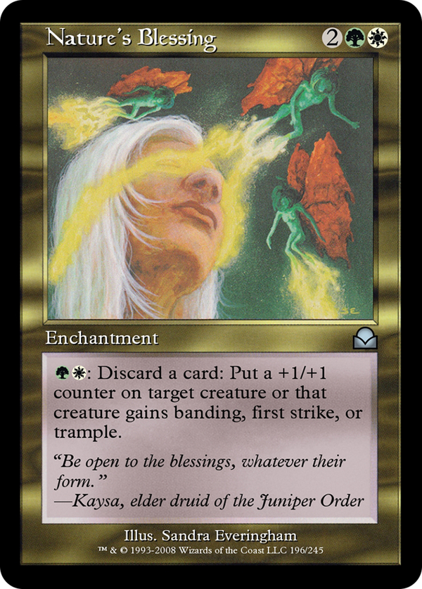 Nature's Blessing (ME2-196) - Masters Edition II Foil
