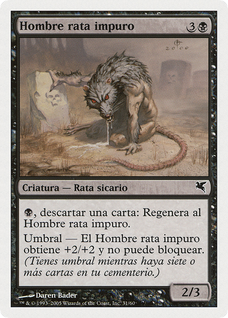Dirty Wererat (Spanish) - 