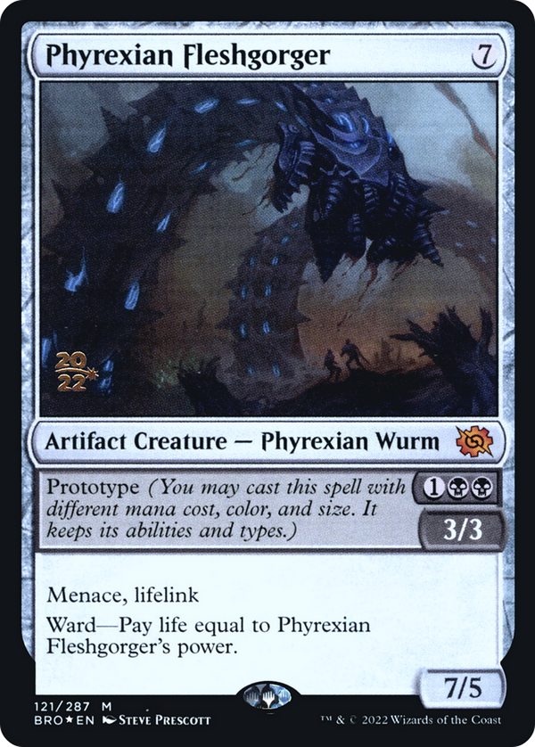 Phyrexian Fleshgorger [The Brothers' War Prerelease Promos]