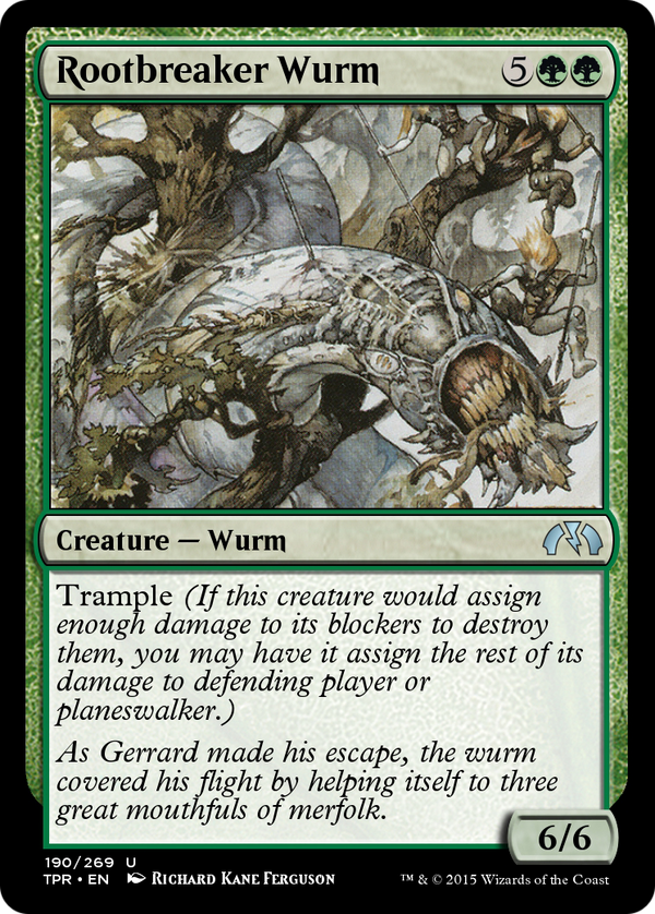 Rootbreaker Wurm (TPR-190) - Tempest Remastered Foil