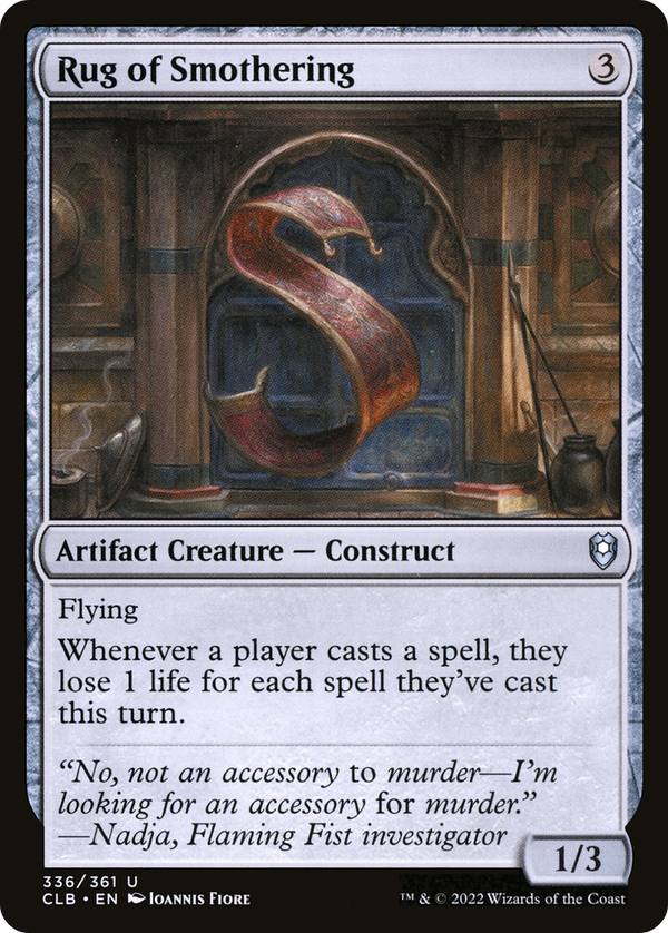 Rug of Smothering [Commander Legends: Battle for Baldur's Gate]