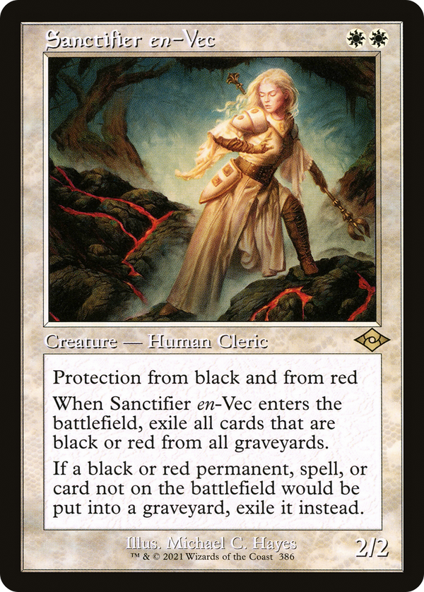 Sanctifier en-Vec (Retro Foil Etched) [Modern Horizons 2]