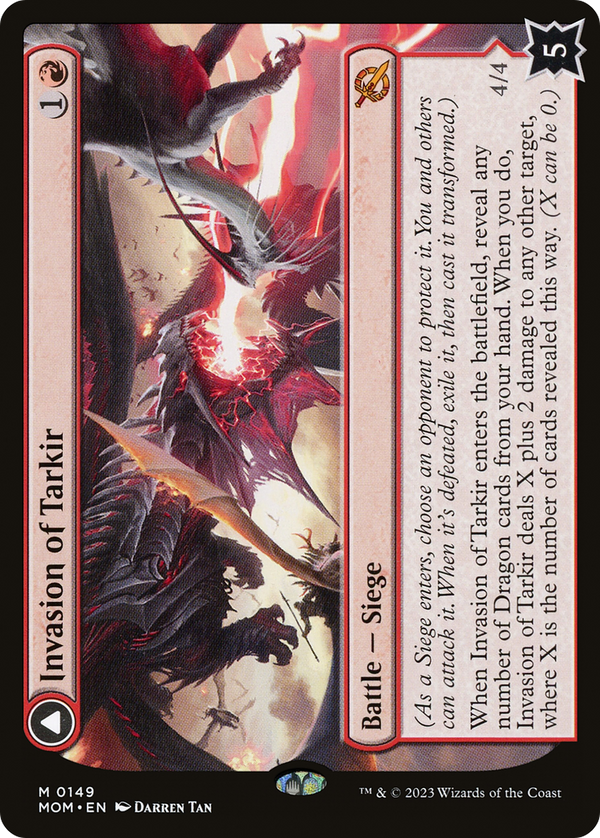 Invasion of Tarkir // Defiant Thundermaw [March of the Machine]