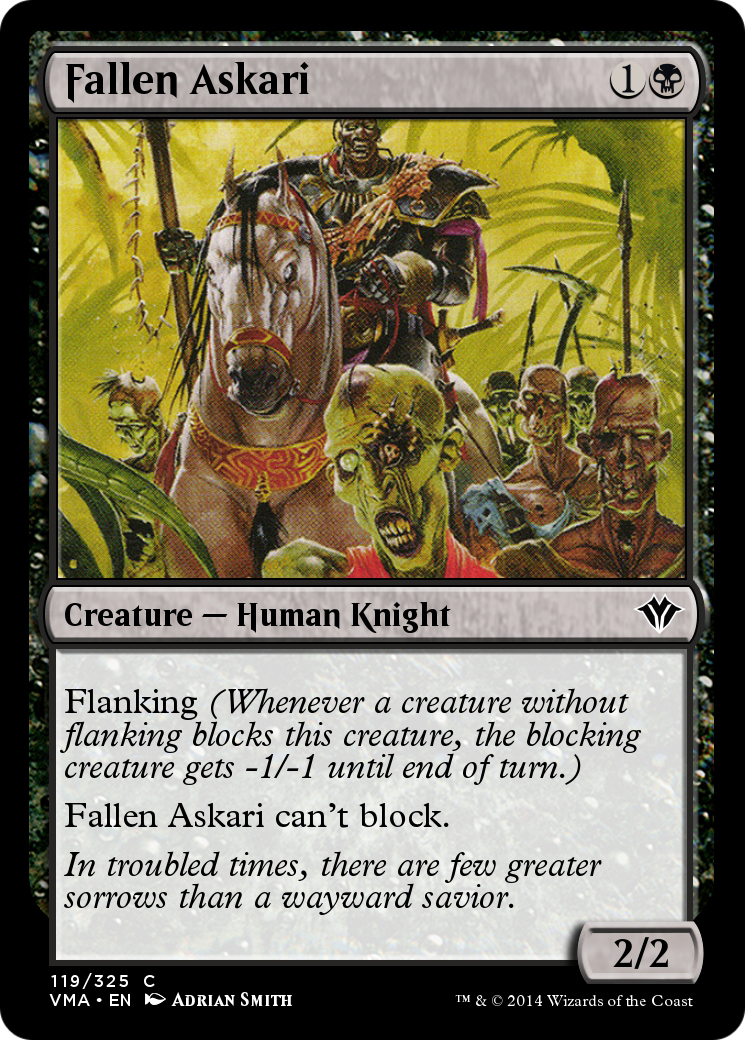 Fallen Askari (VMA-119) - Vintage Masters