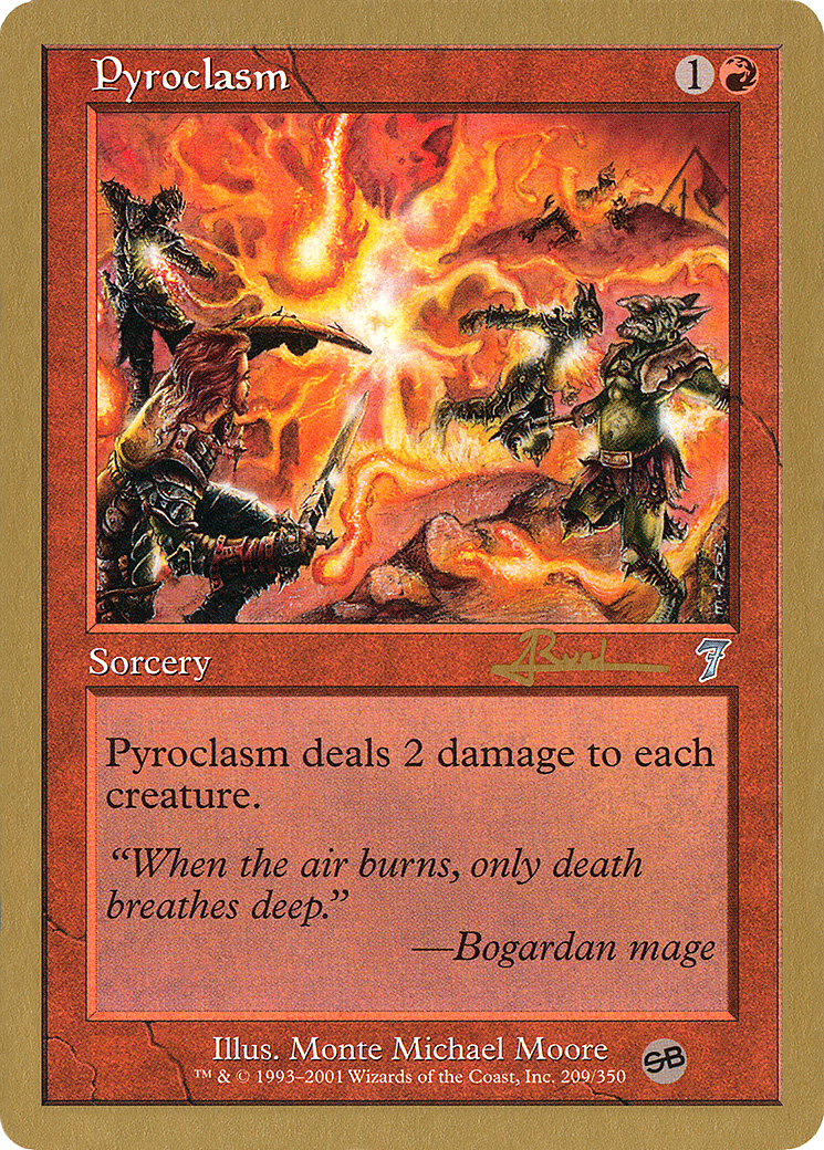 Pyroclasm (Antoine Ruel) (SB) [World Championship Decks 2001]