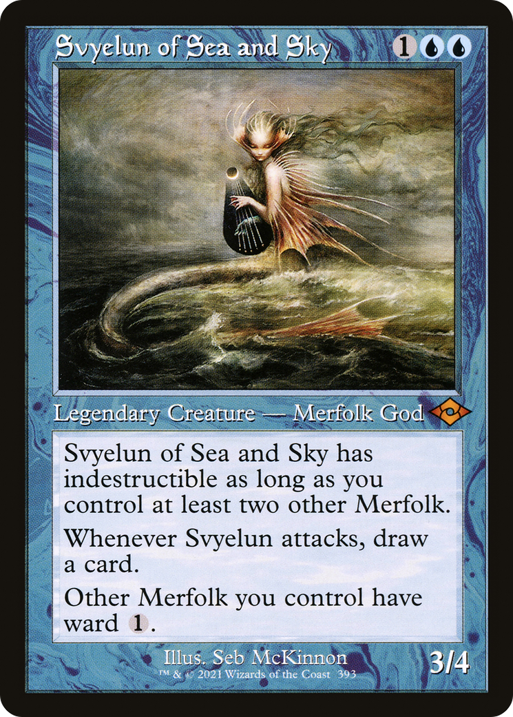 Svyelun of Sea and Sky (Retro Foil Etched) [Modern Horizons 2]