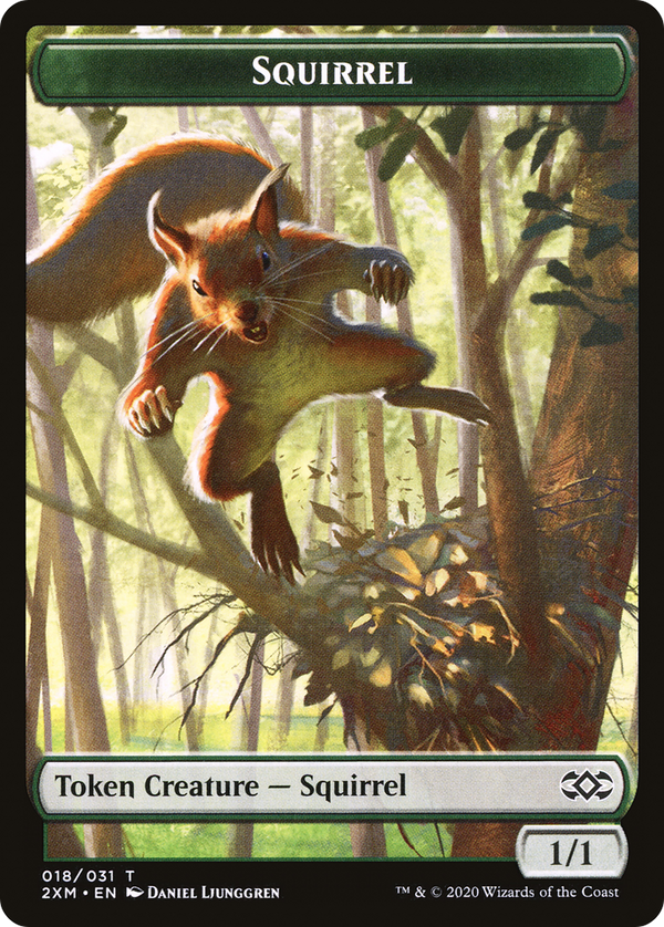 Squirrel (T2XM-018) - Double Masters Tokens