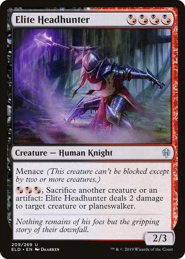 Elite Headhunter [Throne of Eldraine]