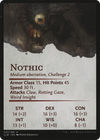 Nothic // Nothic (ACLB-025) - Battle for Baldur's Gate Art Series (Borderless) Foil