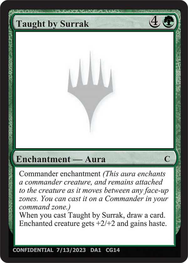 Taught by Surrak (UNK-CG14) - Unknown Event