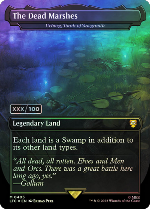 The Dead Marshes - Urborg, Tomb of Yawgmoth (Serialized) [The Lord of the Rings: Tales of Middle-Earth Commander]