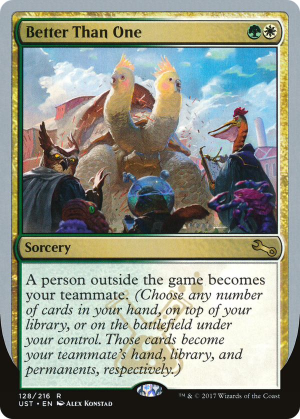 Better Than One [Unstable]