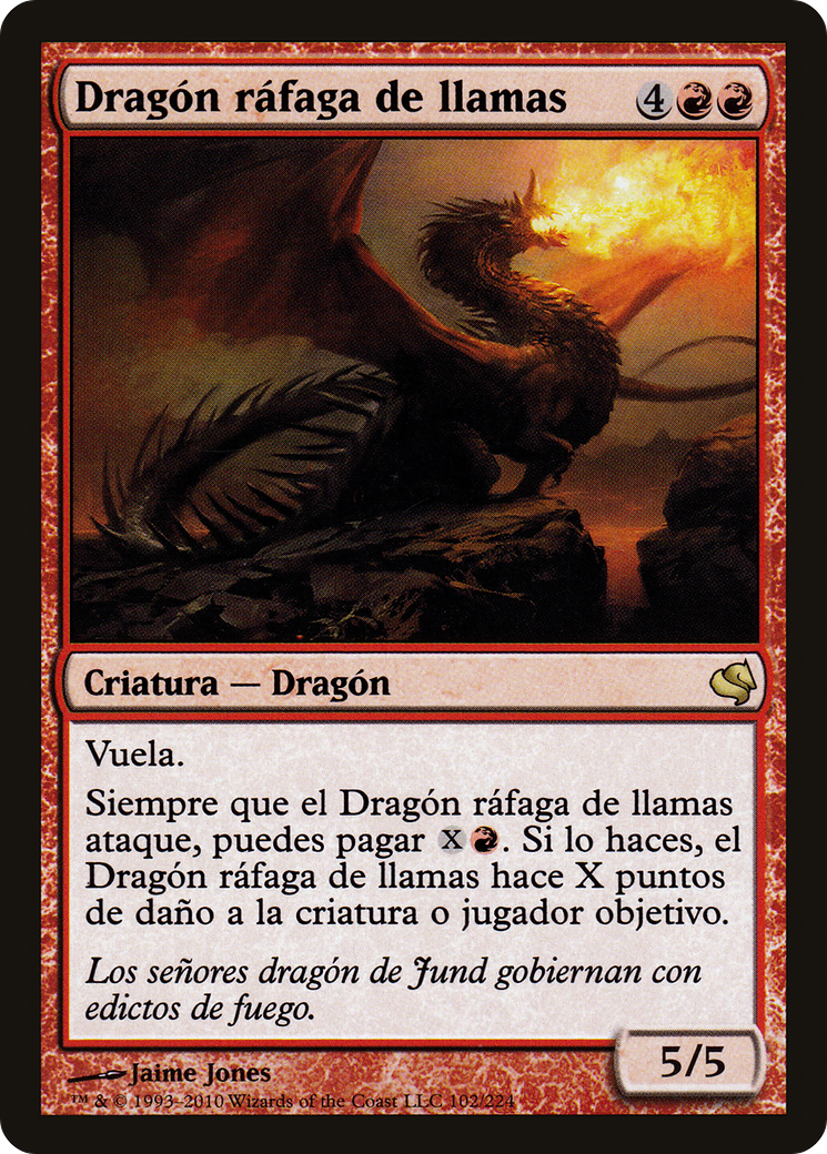 Flameblast Dragon (Spanish) - 