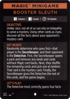 Booster Sleuth // Booster Sleuth (cont'd) (MSTX-002) - Strixhaven: School of Mages Minigames Foil