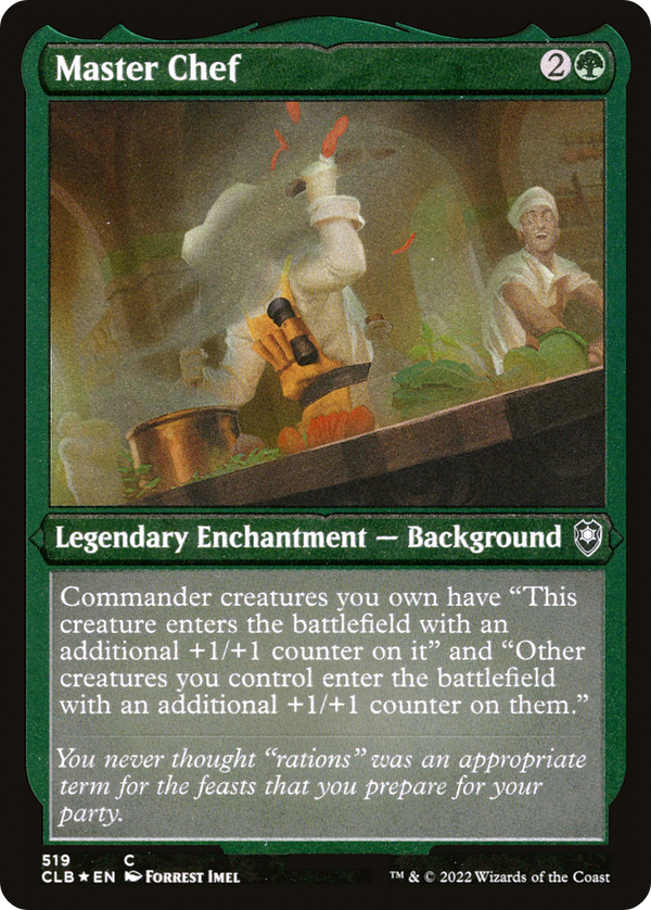 Master Chef (Foil Etched) [Commander Legends: Battle for Baldur's Gate]