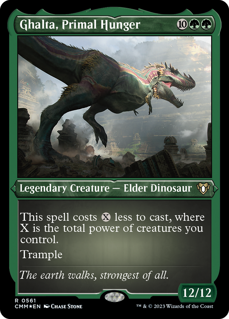 Ghalta, Primal Hunger (Foil Etched) [Commander Masters]