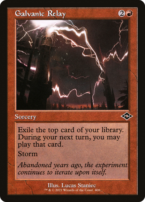 Galvanic Relay (Retro Foil Etched) [Modern Horizons 2]