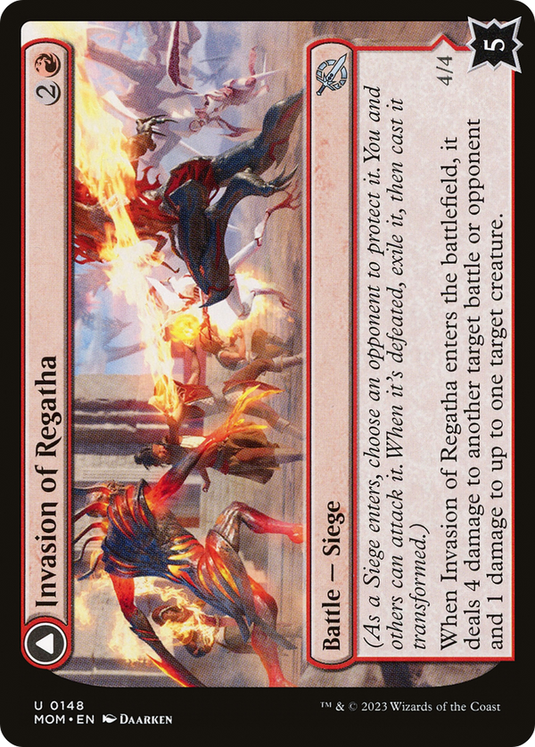 Invasion of Regatha // Disciples of the Inferno [March of the Machine]