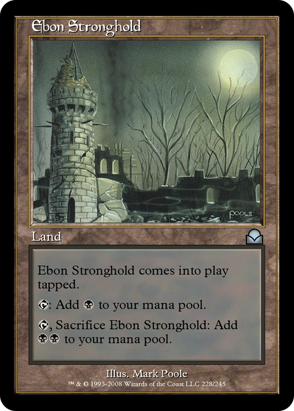 Ebon Stronghold (ME2-228) - Masters Edition II