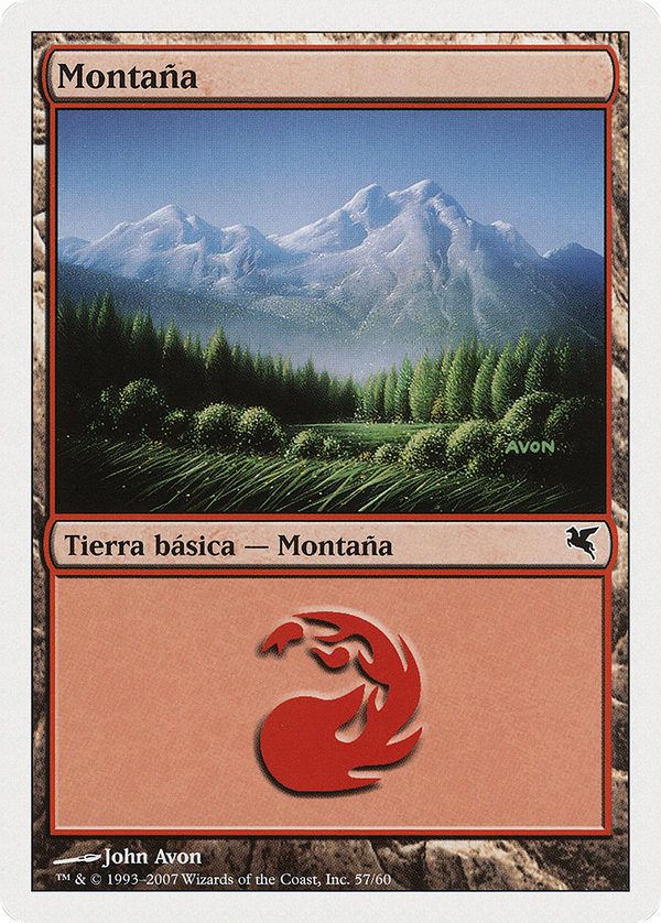Mountain (Italian) - "Montagna" (I57) (PSAL-I57) - Salvat 2005