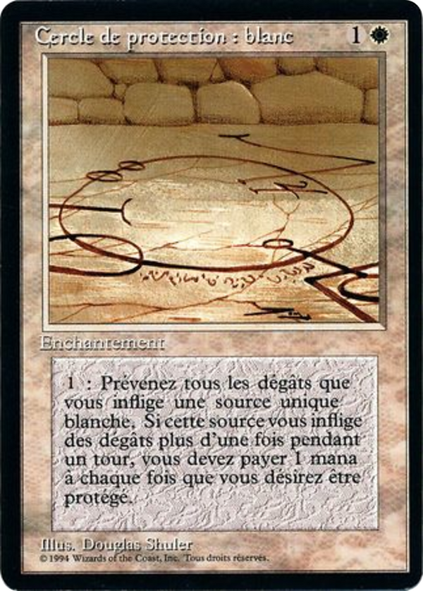 Circle of Protection: White [Foreign Black Border]