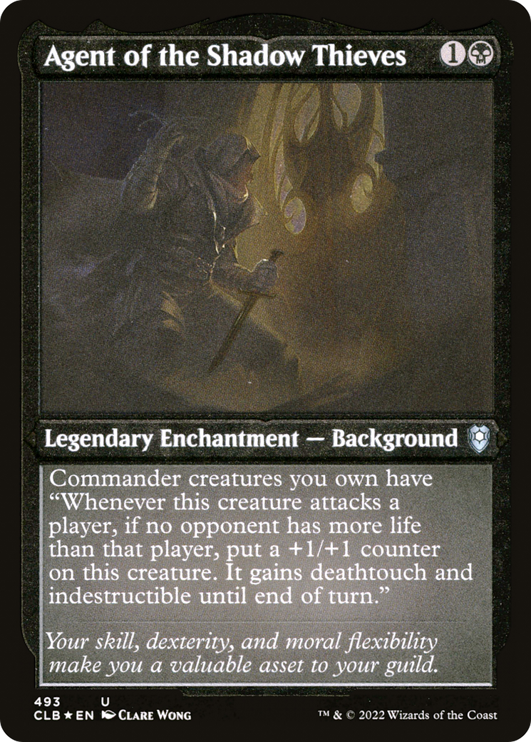 Agent of the Shadow Thieves (Foil Etched) [Commander Legends: Battle for Baldur's Gate]