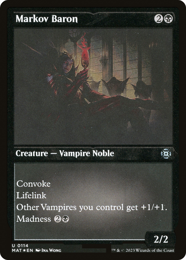 Markov Baron (Foil Etched) [March of the Machine: The Aftermath]
