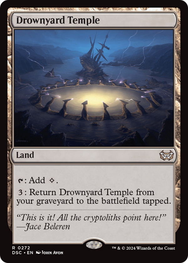 Drownyard Temple [Duskmourn: House of Horror Commander]