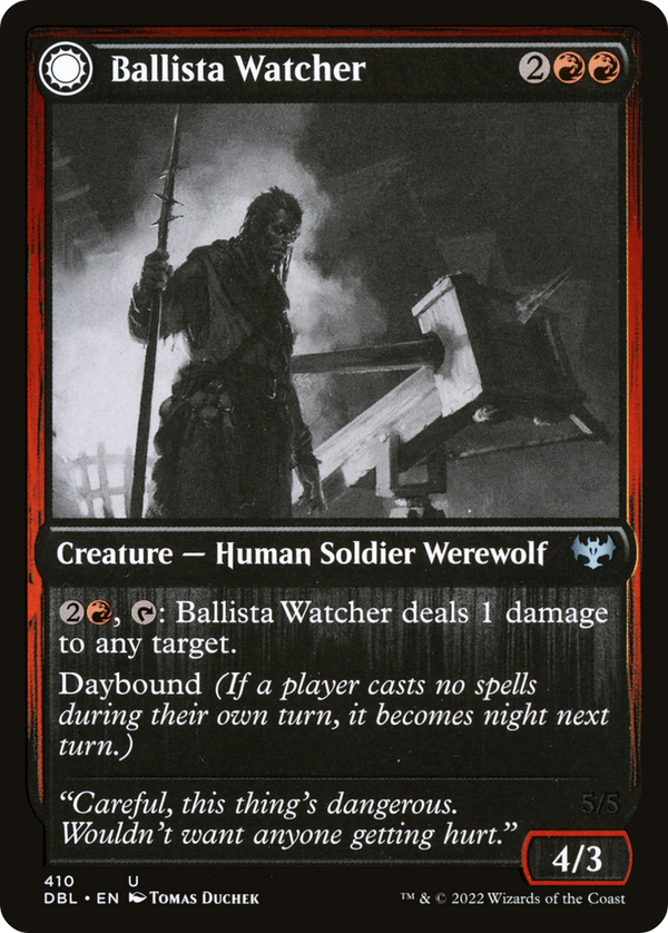 Ballista Watcher // Ballista Wielder [Innistrad: Double Feature]