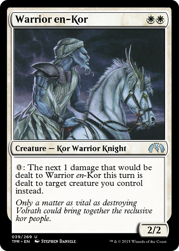 Warrior en-Kor (TPR-039) - Tempest Remastered Foil