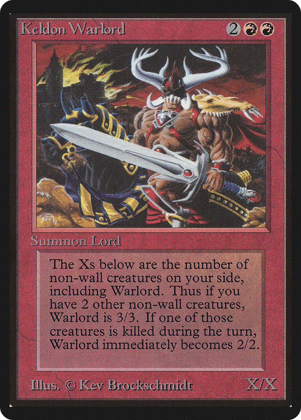Keldon Warlord [Beta Edition]