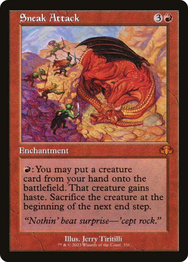Sneak Attack (Retro) [Dominaria Remastered]