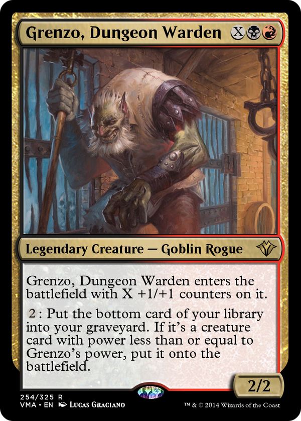 Grenzo, Dungeon Warden (VMA-254) - Vintage Masters