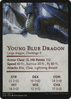 Young Blue Dragon // Young Blue Dragon (ACLB-027) - Battle for Baldur's Gate Art Series (Borderless)