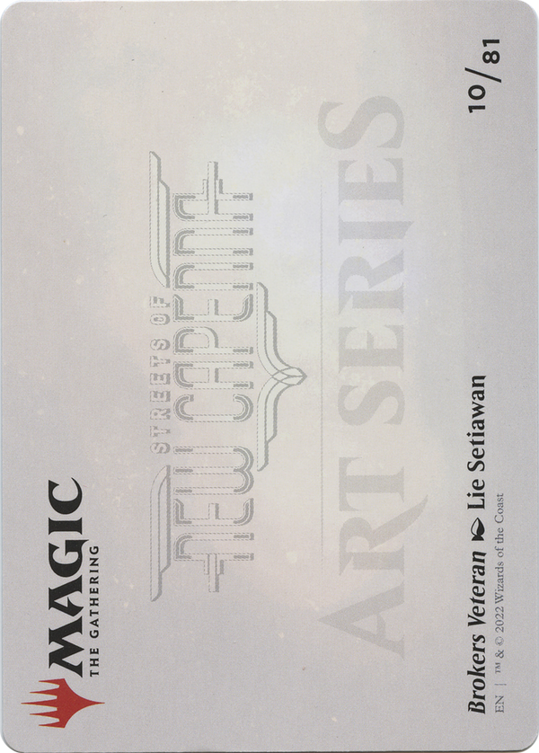 Brokers Veteran // Brokers Veteran (ASNC-010) - New Capenna Art Series (Borderless)