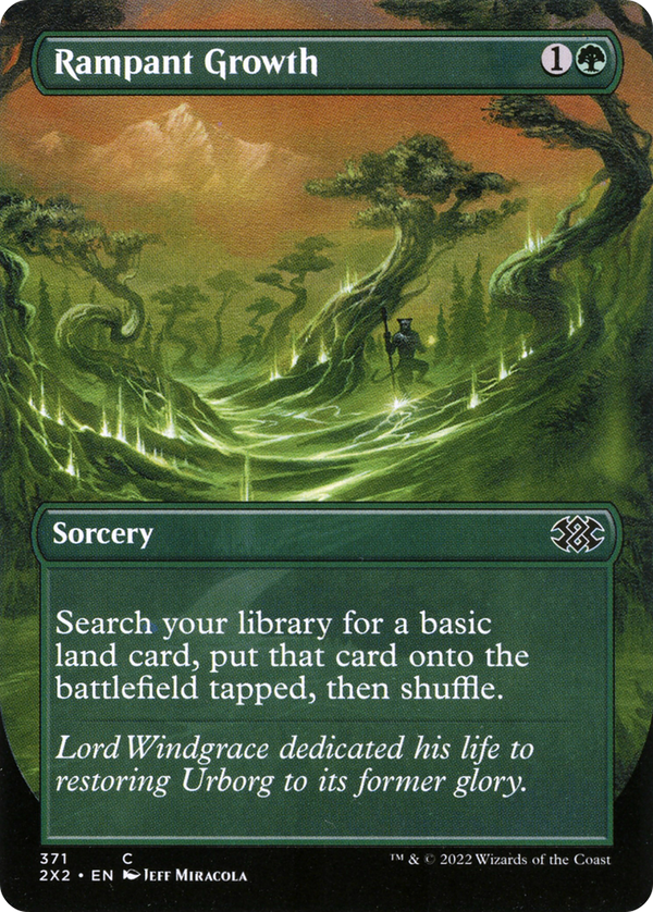 Rampant Growth (Borderless Alternate Art) [Double Masters 2022]