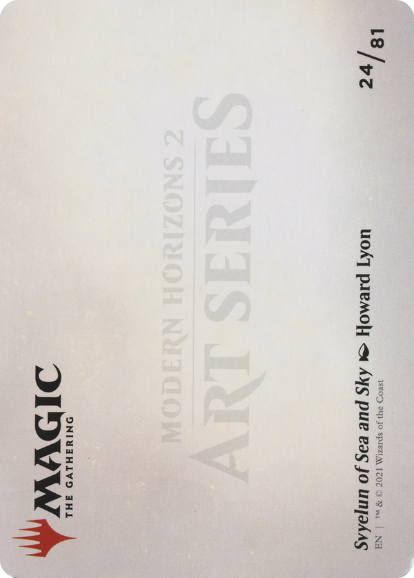 Svyelun of Sea and Sky // Svyelun of Sea and Sky (AMH2-024) - Modern Horizons 2 Art Series (Borderless) Foil