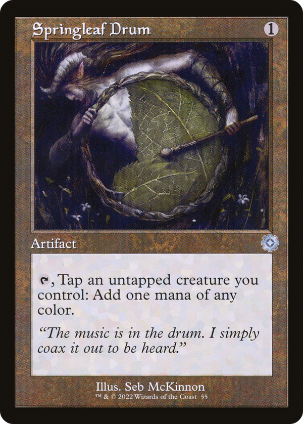 Springleaf Drum (Retro) [The Brothers' War Retro Artifacts]