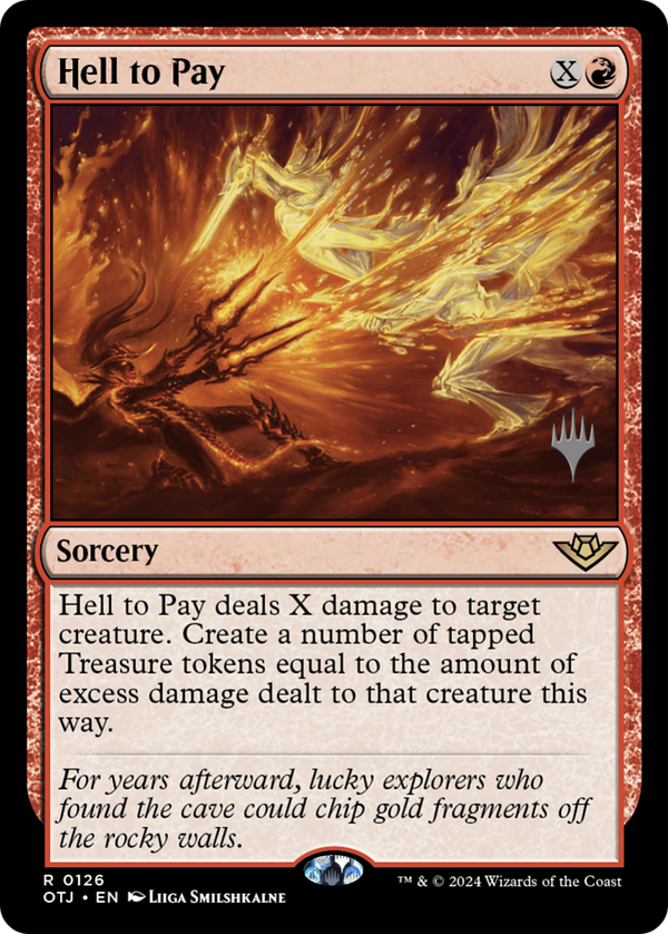 Hell to Pay (Promo Pack) [Outlaws of Thunder Junction Promos]