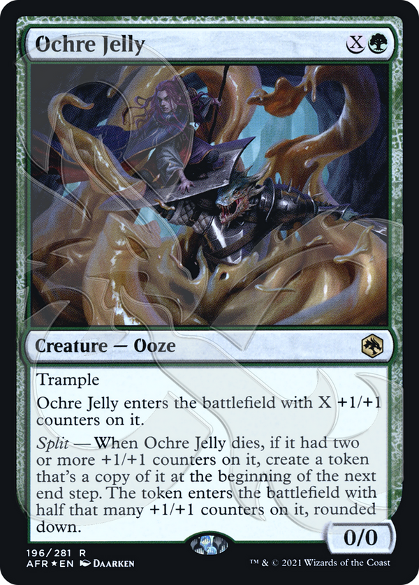 Ochre Jelly (Ampersand Promo) [Dungeons & Dragons: Adventures in the Forgotten Realms Promos]