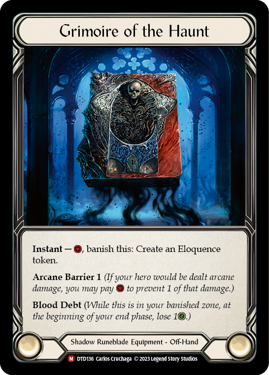 Grimoire of the Haunt [DTD136] (Dusk Till Dawn)  Cold Foil