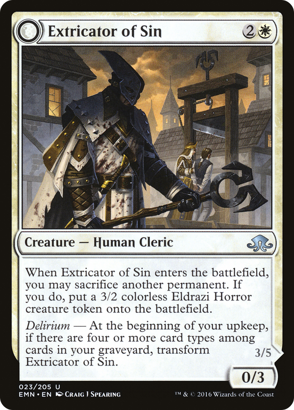 Extricator of Sin // Extricator of Flesh [Eldritch Moon]
