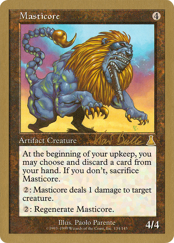 Masticore (Kai Budde) [World Championship Decks 1999]