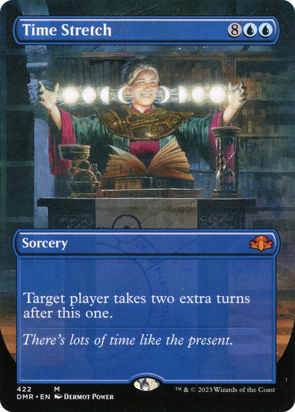 Time Stretch (Borderless Alternate Art) [Dominaria Remastered]
