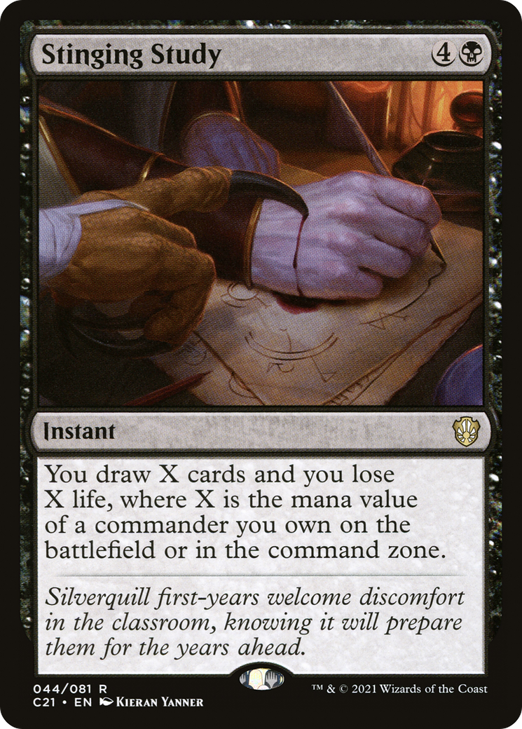Stinging Study [Commander 2021]
