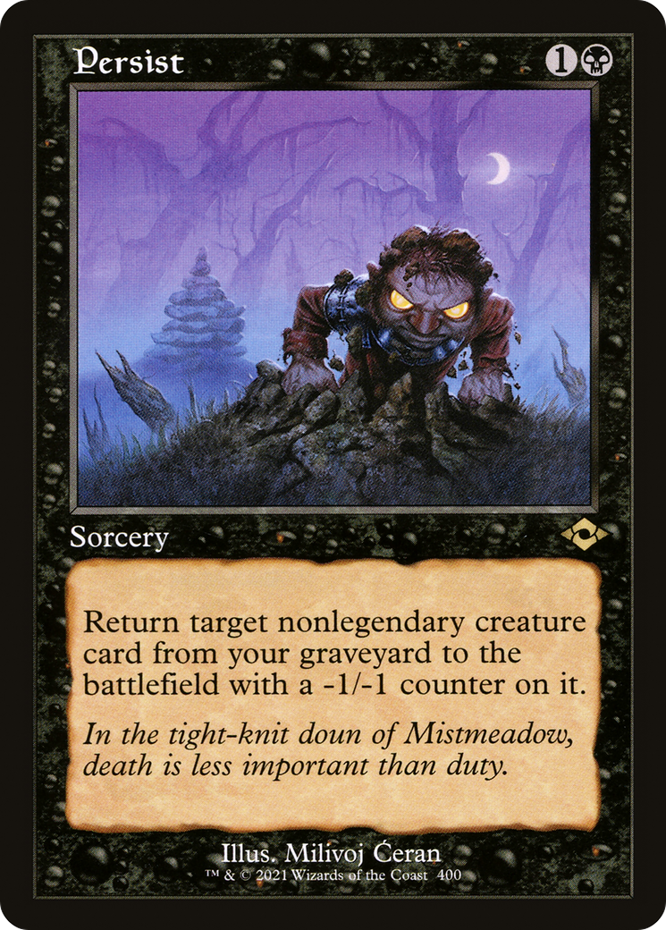 Persist (Retro Foil Etched) [Modern Horizons 2]